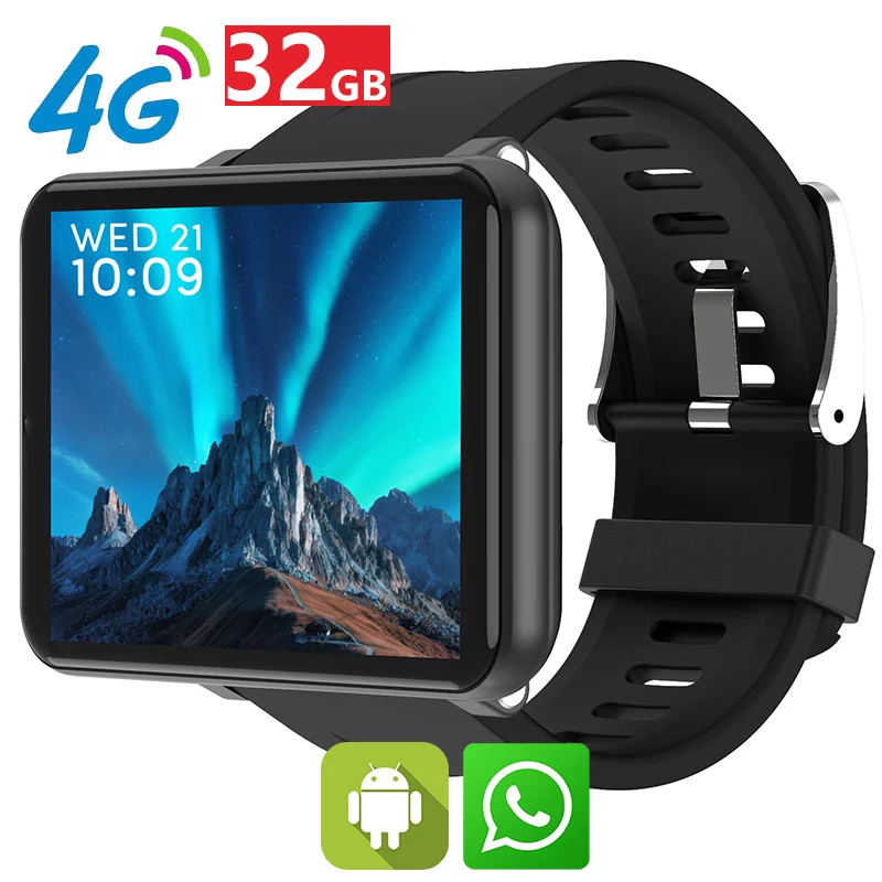 

SmartWatch New Update DM-100 32GB ROM 3G/4G LTE Network 2.86'' Screen 2880mAh Google Play WhatsApp GPS 4G Android Smart Watch