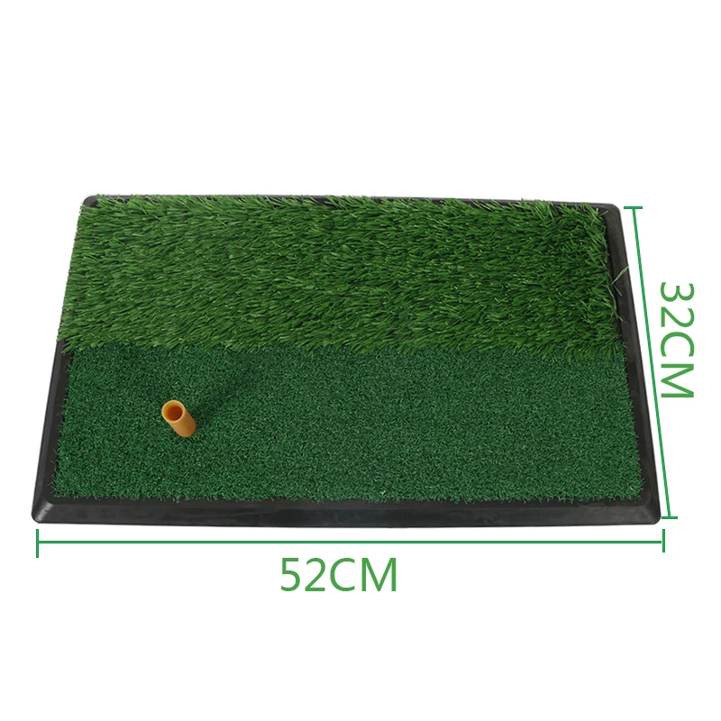 

30x50cm heavy rubber base Golf Training Chipping rubber Driving Practice mat