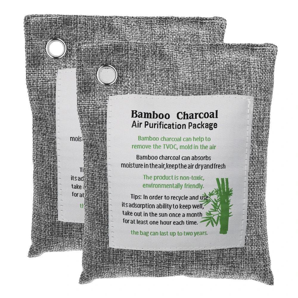 

Charcoal Odor Absorber - Bamboo Activated Carbon activated bamboo charcoal air purifier Bags, Blue and brown or customize