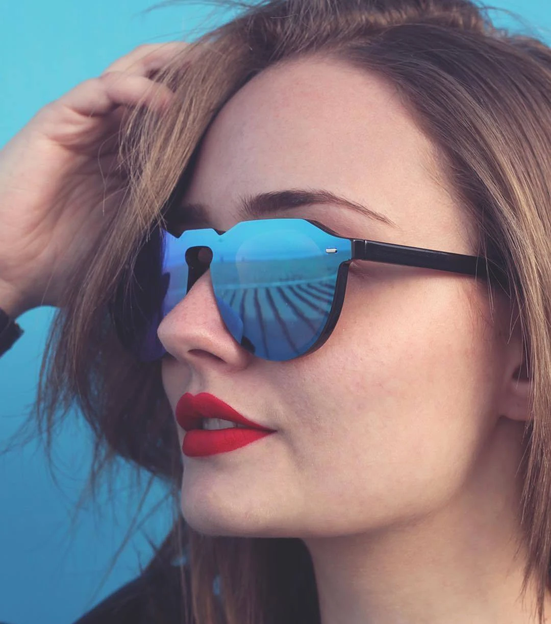 

Mirror coating polarized anti impact custom logo brand sunglasses 2021 women sun glasses, More than 12 colors