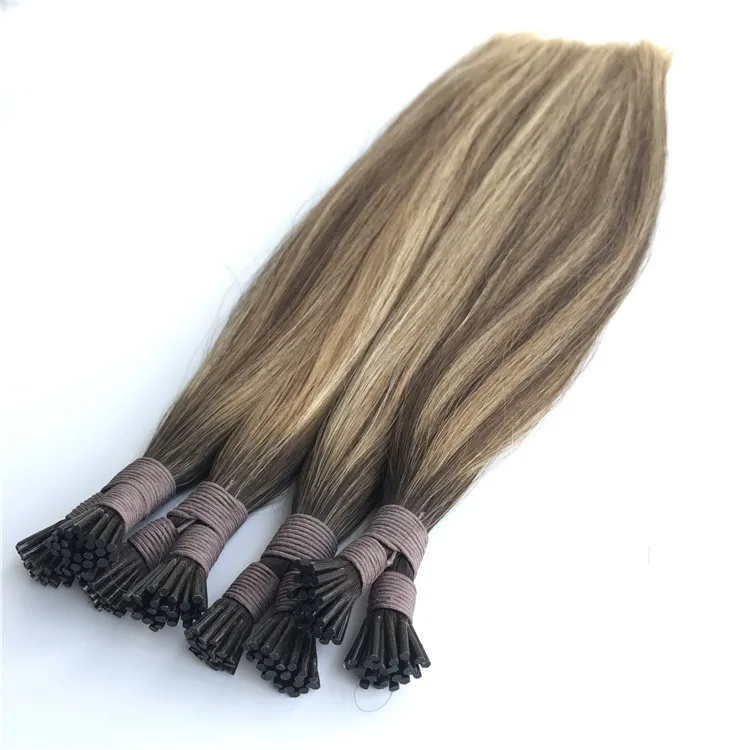 

Full Cuticle Aligned Russian Italy Keratin I Tip Flat Tip Human Hair Extensions