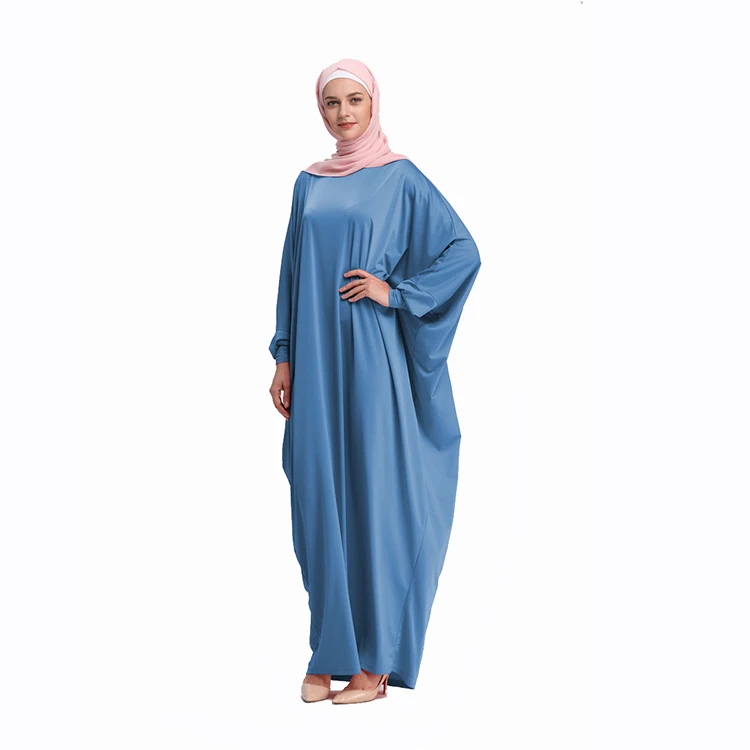 

Elegant Muslim Woman Full Dress Long Jubah Dubai Middle East Ramadan Arab Islamic Casual Clothing Kimono Kaftan Abaya