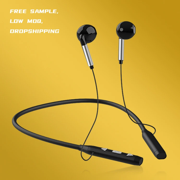 

Mini Cheap Magnetic Sport outdoor Waterproof Neckband Wireless headset Earphone Headphone