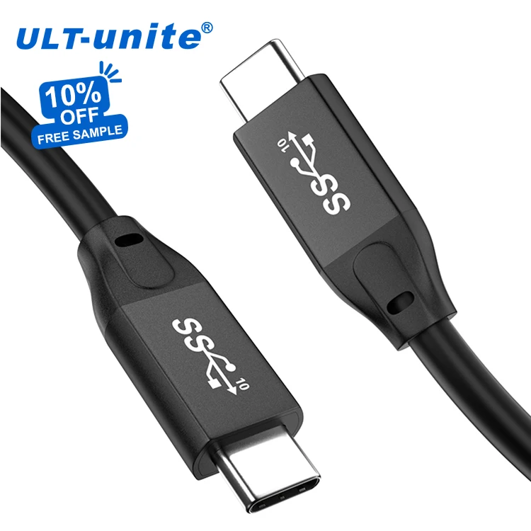 

ULT-unite USB C to Type C 5A 100W use for fast charging magnetic usb cable custom coiled type c usb cable