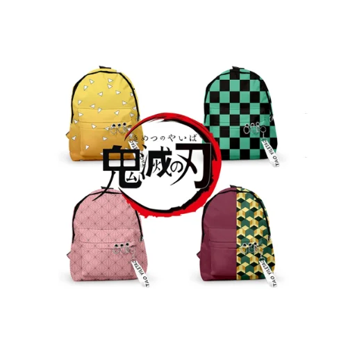 

3D Backpack Demon Slayer Printing Shoulder Bag Men And Women Bag Oxford Cloth College Style School Bag For Teenage, As show