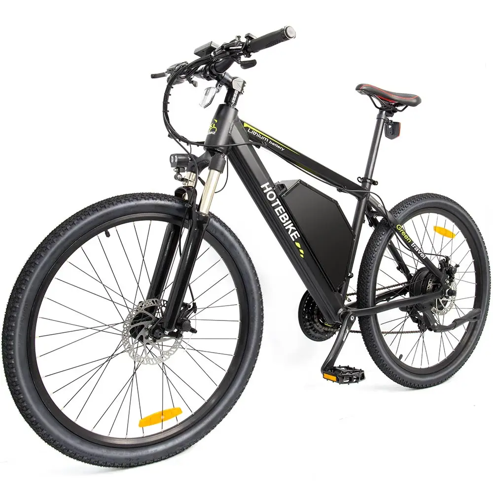 

750w high power ebike electric bicycle mountain 21 speed for asults, Black/white