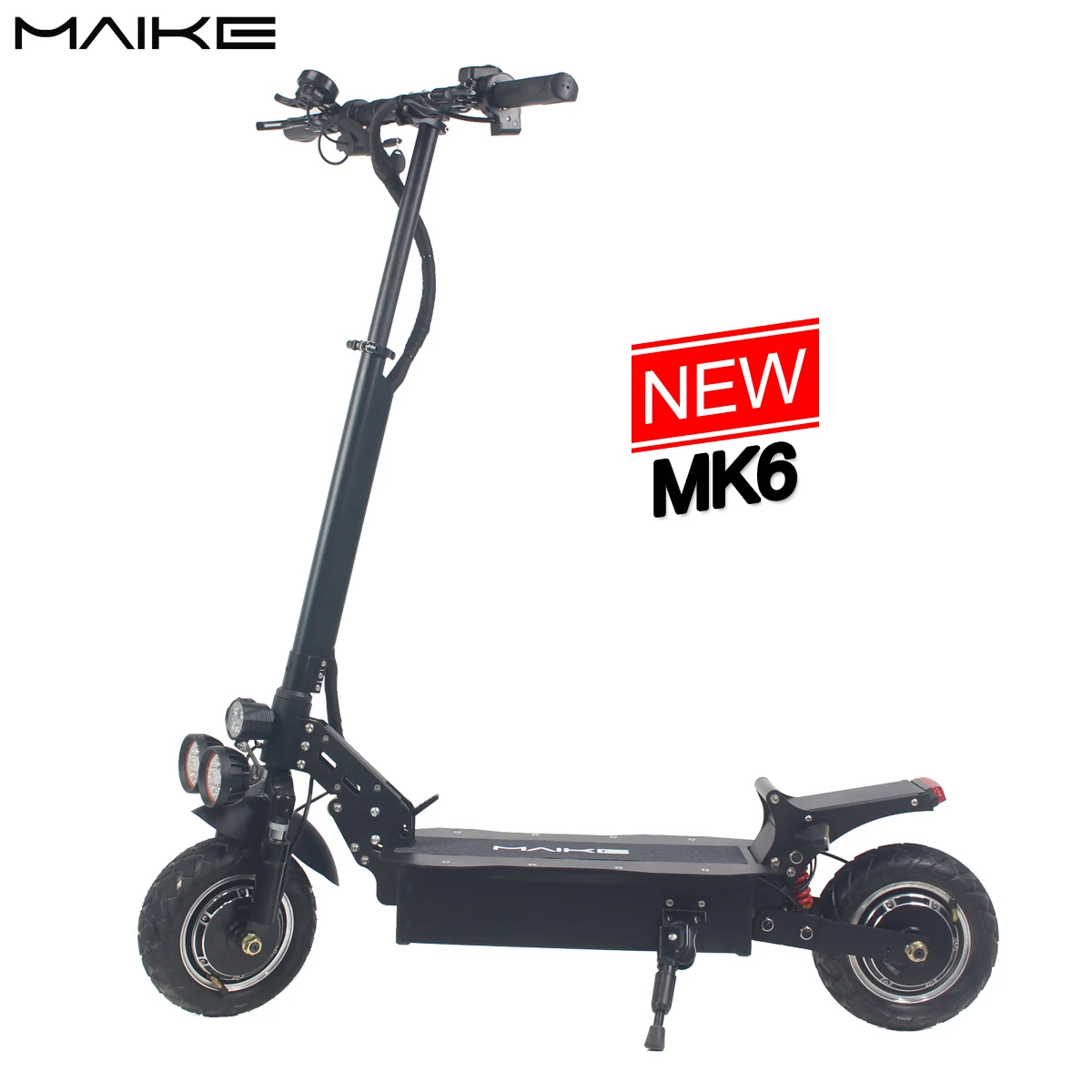 

China Good Price MAIKE mk6 48v 1000w 2000w dual motor scooter off road 10 inch wide wheel electric scooter high speed