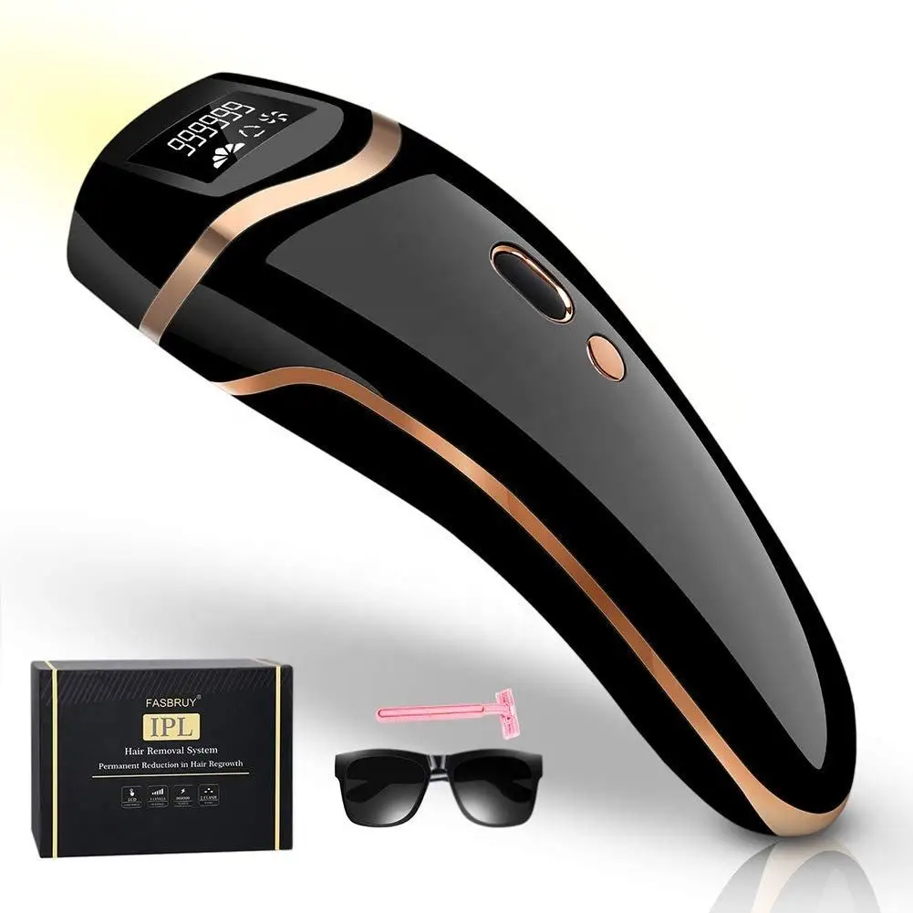 

Professional 990000 Flashes Ipl Epilator Electric portable painless ipl laser permanent hair removal for Legs body