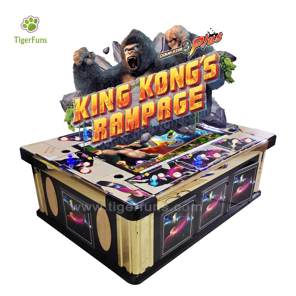 

Ocean King 3 Plus game board King Kongs Rampage fish game software for fish hunter gambling game machine, Black