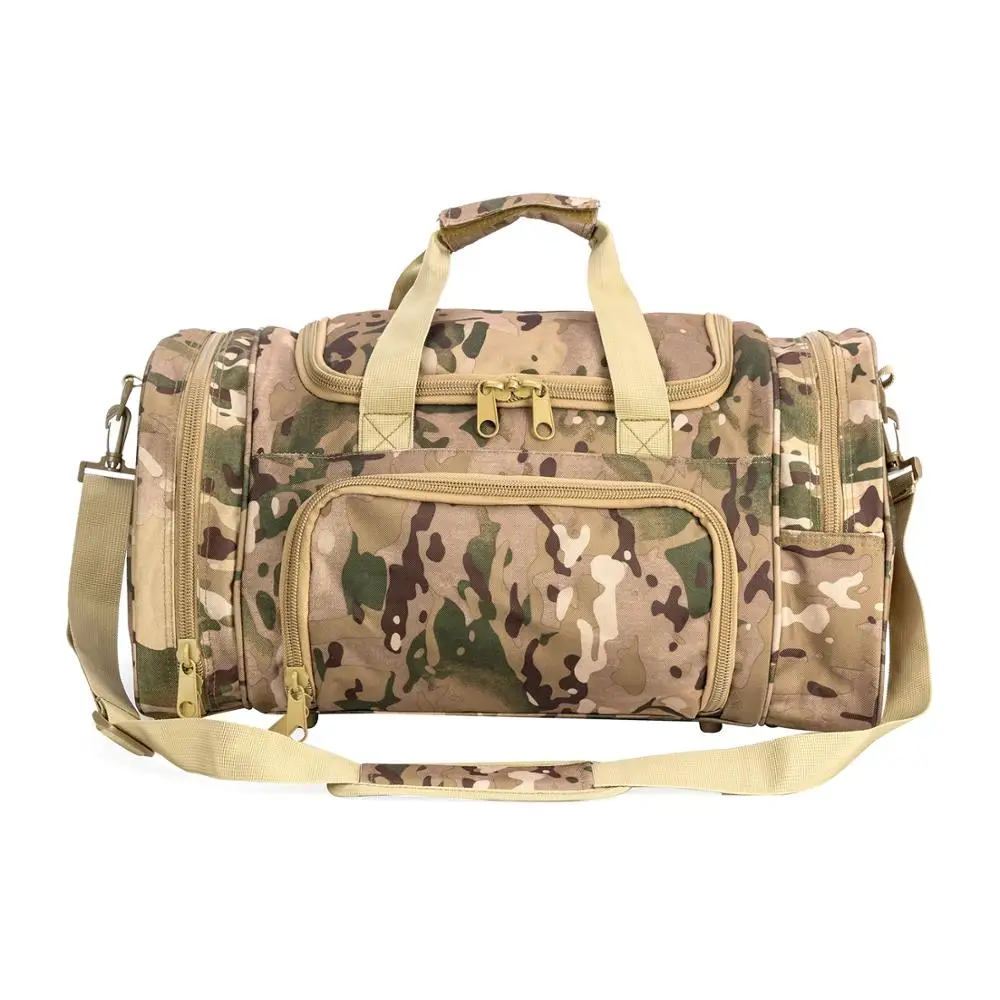 

Wholesale OEM Durable Camo Duffel Lunch Bag Military Duffle Bag for Picnic Camping, Multicam