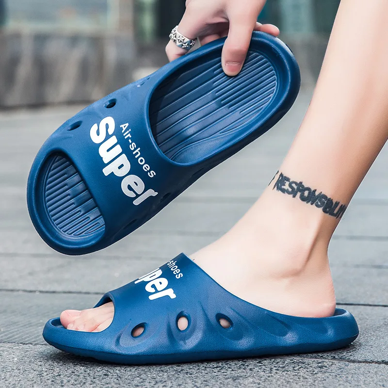 

2021 big size  Chancletas outdoor summer beach EVA slippers men slide sandals yeezy slide foam runner, All color available