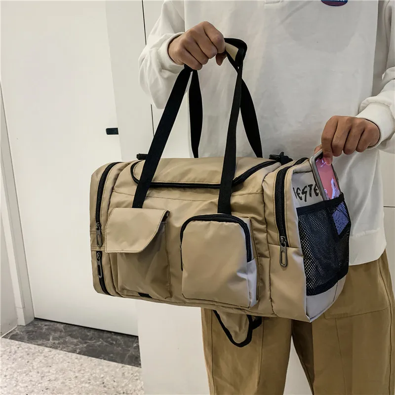 

Premium OEM Twinkle Gym Bags With Sneaker Compartments Multifunction Handbag Backpack Travel Bag