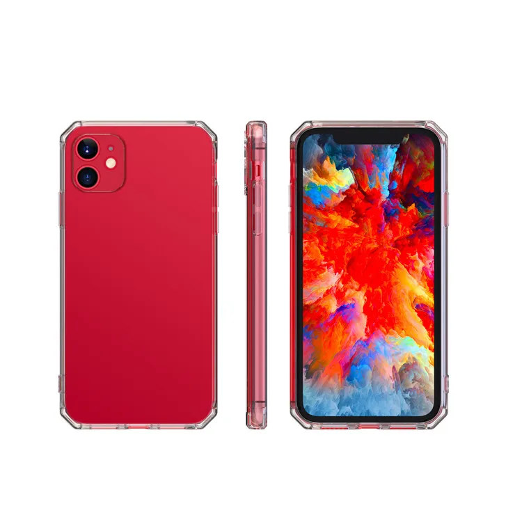 

1.5mm Ultra-Thin Transparent Phone Case for iPhone 12 Pro Shockproof Protective Soft TPU Bumper Cover for iPhone 12 Pro Max, Clear