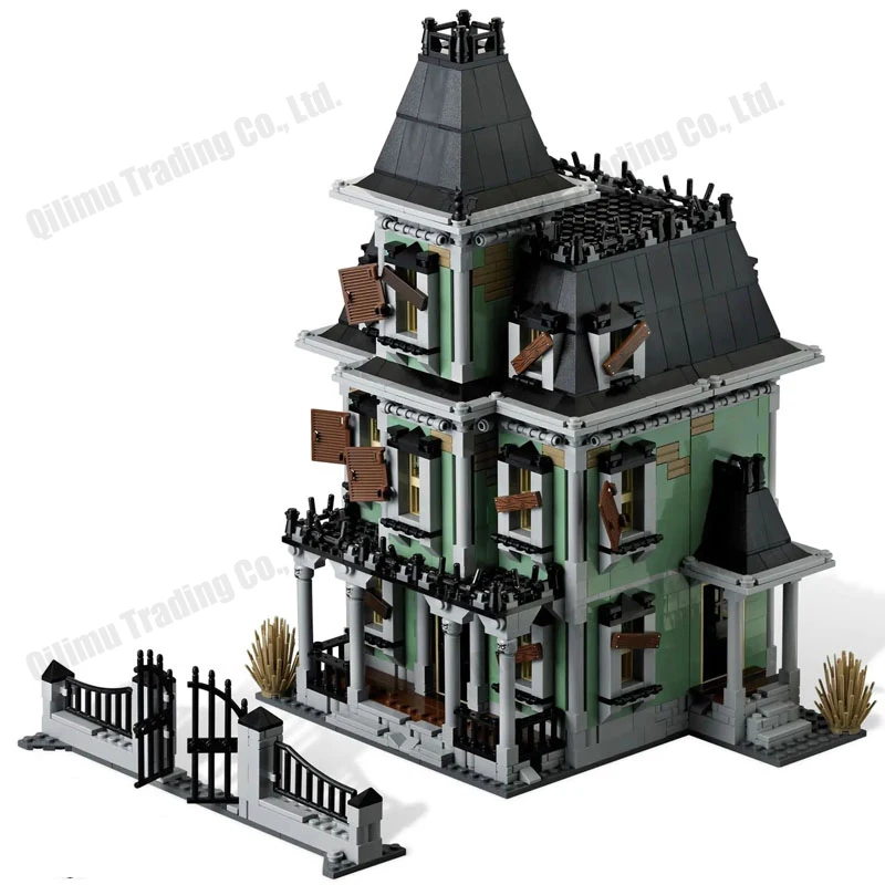 

16007 2141pcs/set Monsters Fighter The Haunted House compatible legoily 10228 Building Blocks Movie Toys kids gifts