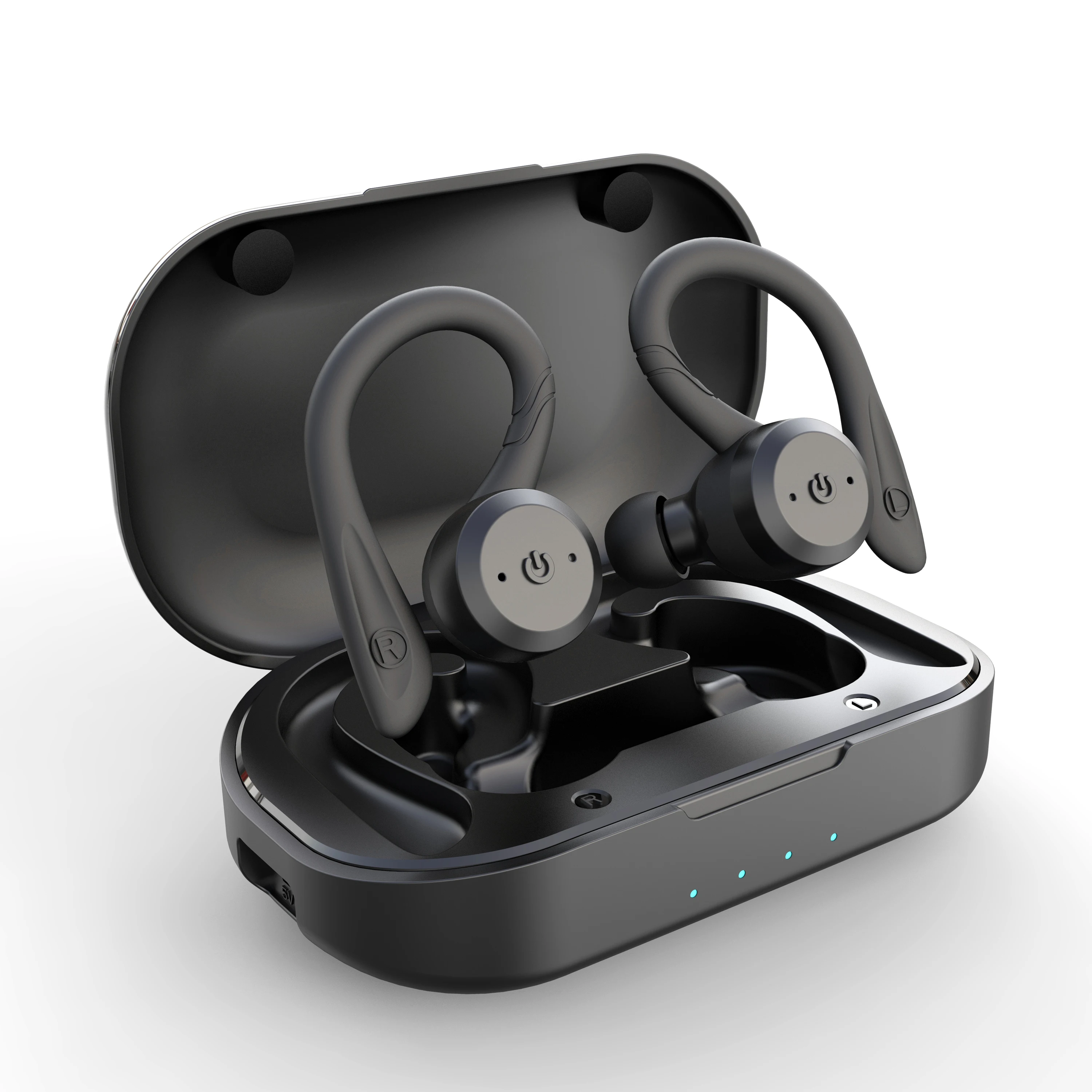 

new arrivals bt 5.0 sports tws wireless in ear hook BE1032 headset earphone earbuds