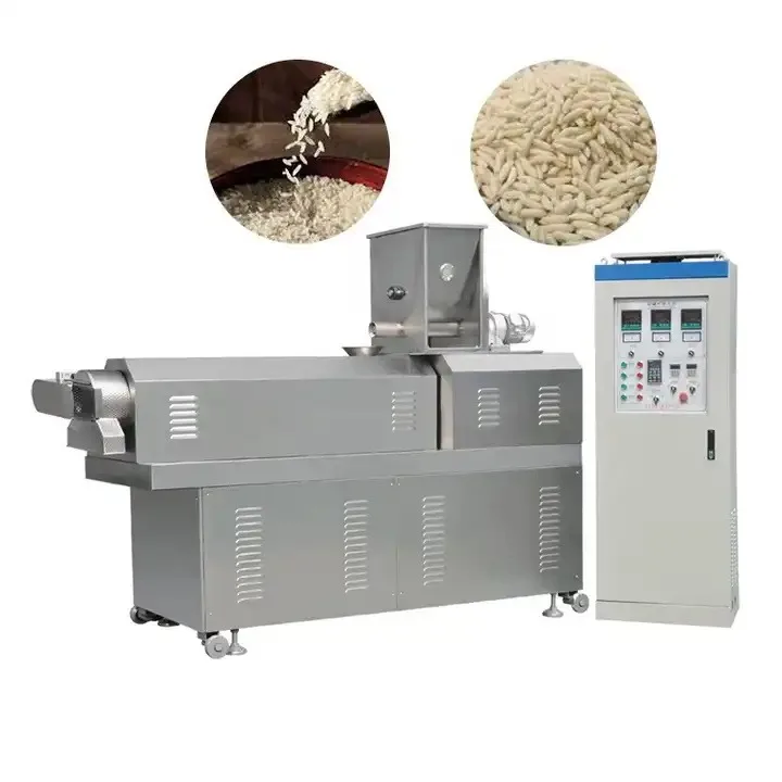 China Suppliers Twin Screw Fortified Rice Machine Manufacturer Automatic Artificial Rice Production Line
