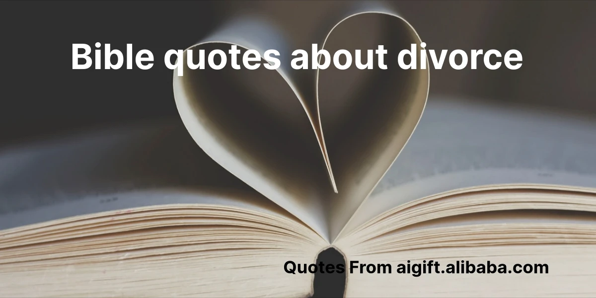bible quotes about divorce