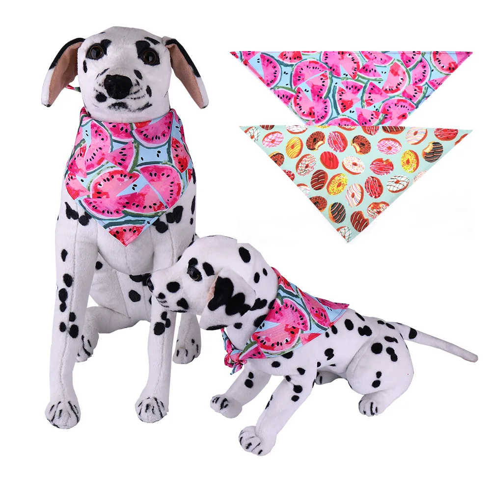 

Fashion Design Pet Wholesale Custom Logo Printed Dog Bandana, 1,2,3,4,5,6,7,8,9