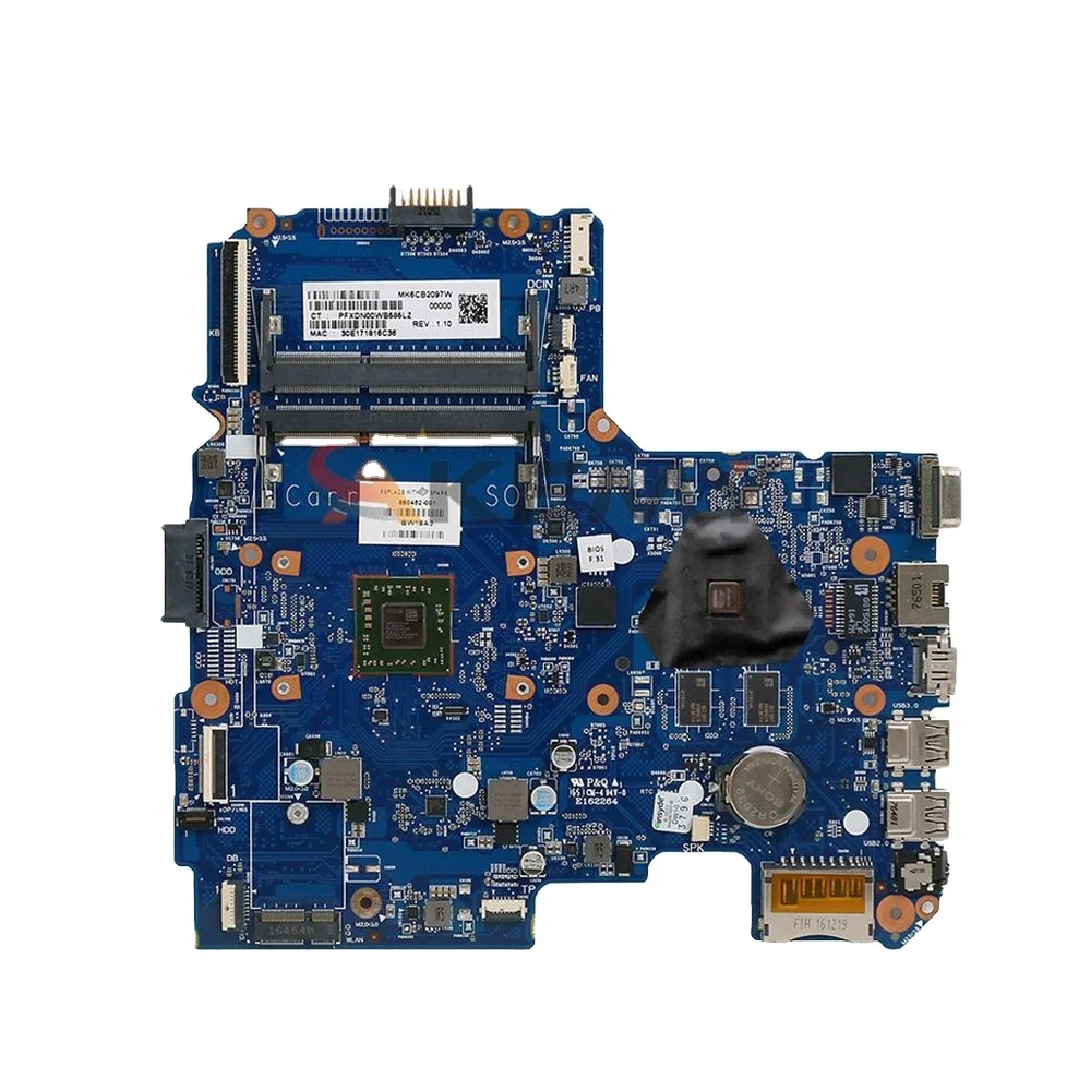 

for hp 14-AM 14-AN Laptop Motherboard 858047-001 with E1 E2 A4 A6 A8 CPU 6050A2822801-MB-A02 mainboard 860452-501 858046-001