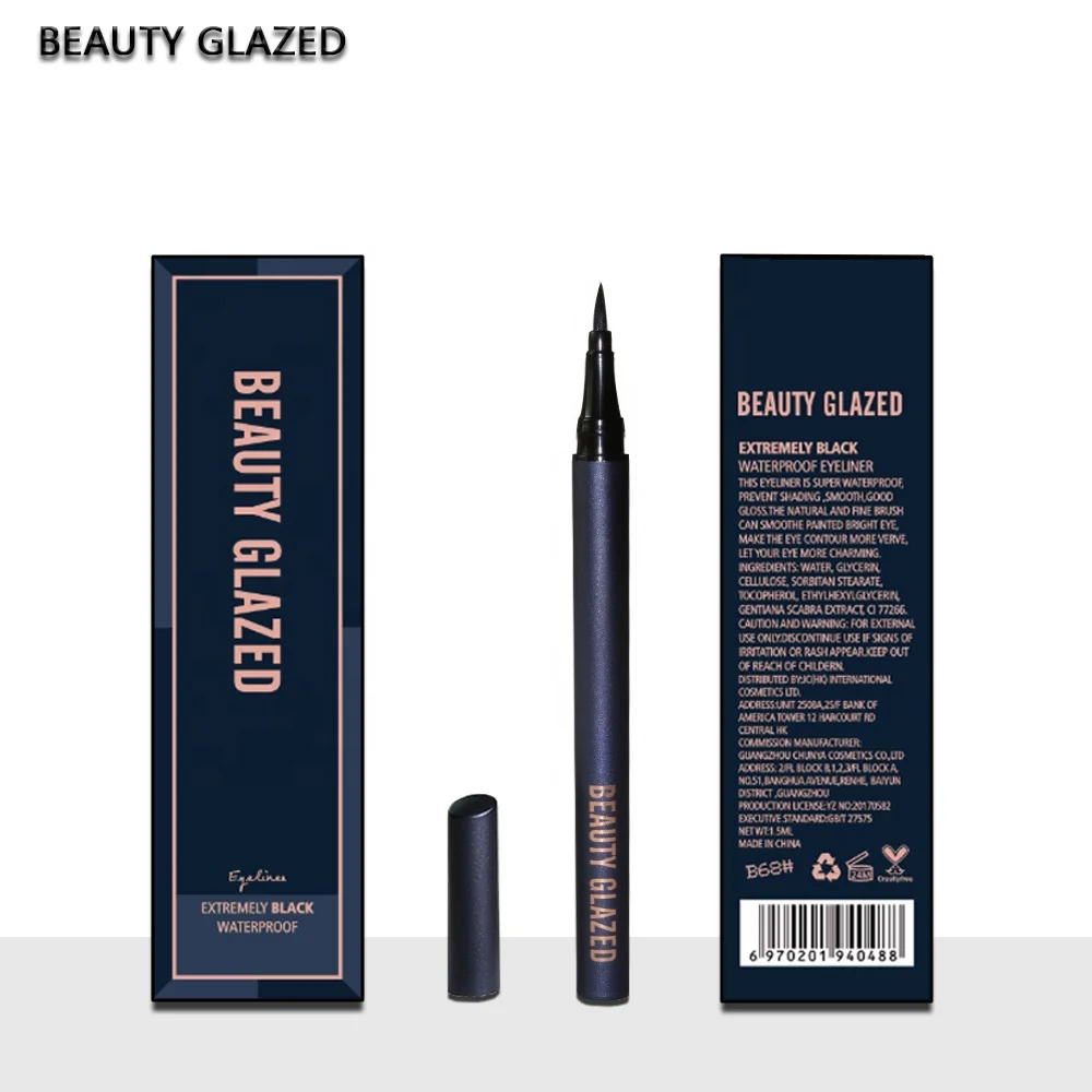 

2021 new High Quality Professional Waterproof Private Label Liquid Eyeliner waterproof long-lasting low MOQ, Black