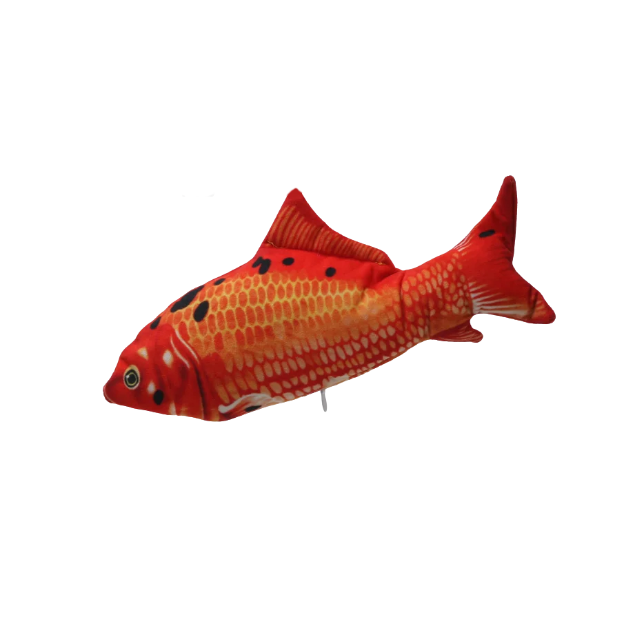 
Plush Realistic Fish Shape Cat Fish Catch Bite Toy For Pet To Chew Fake Bite 