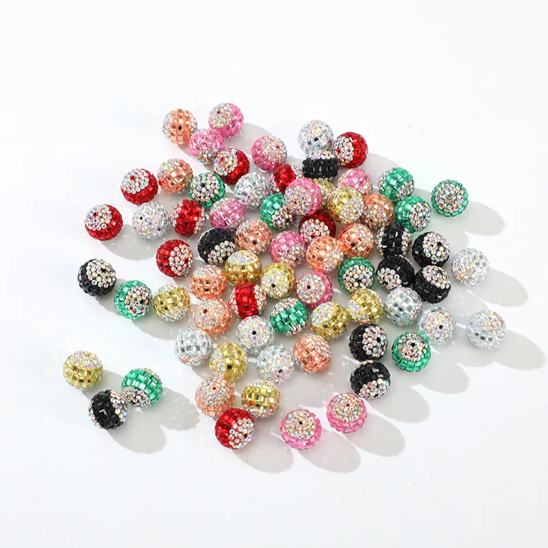 

Hot Selling High Quality Colorful Crystal Rhinestone Beads Disco Ball