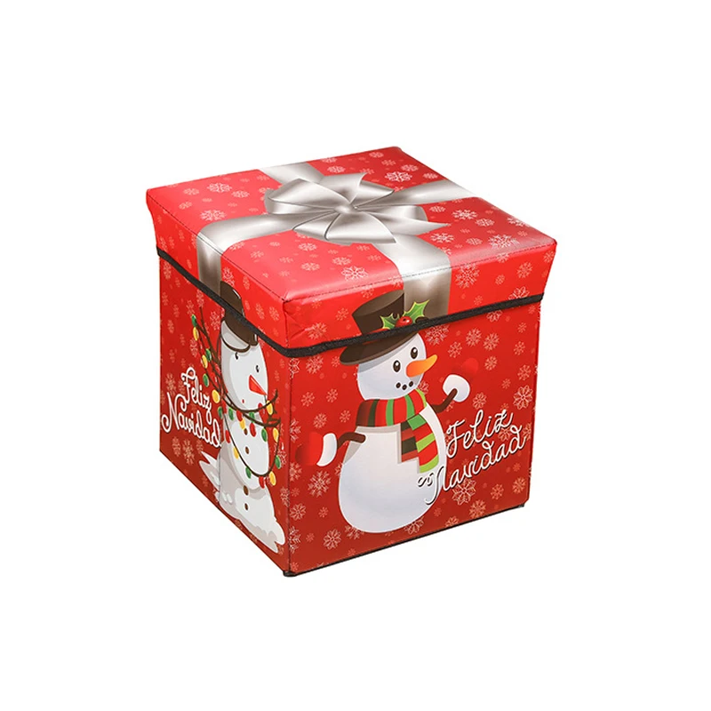

Clothes Children Toys Storage Organizer Durable Merry Christmas Gift Box Large Capacity Christmas Ornament Storage Box