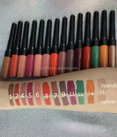 

Liquid Matte Lipstick set lips Pencil Waterproof Cosmetics Batom Nude Velvet Lipstick Lip Gloss
