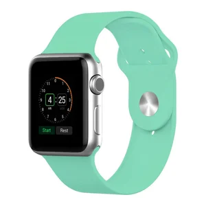 Best Selling Wholesale Cheap fashion Replacement Apple Watch Band Silicone Colorful Band 42/44mm For Apple Watch Ready To Ship 2