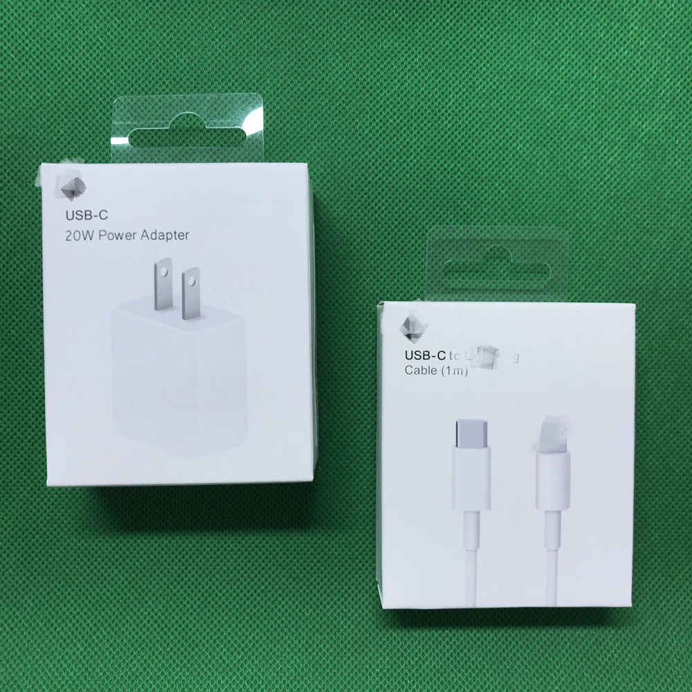 

Original 1:1 PD 20W Fast Charger US EU UK Plug 20W Usb-C Power Adapter For Apple For Iphone X 11 12 MINI Pro Max, White