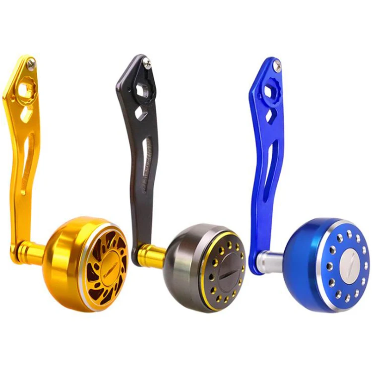 

WEIHE Fishing Reel Handles Knob Fishing Reel High Strength Rocker Arm Baitcasting Wheel Replacmeent Parts, 3 color s