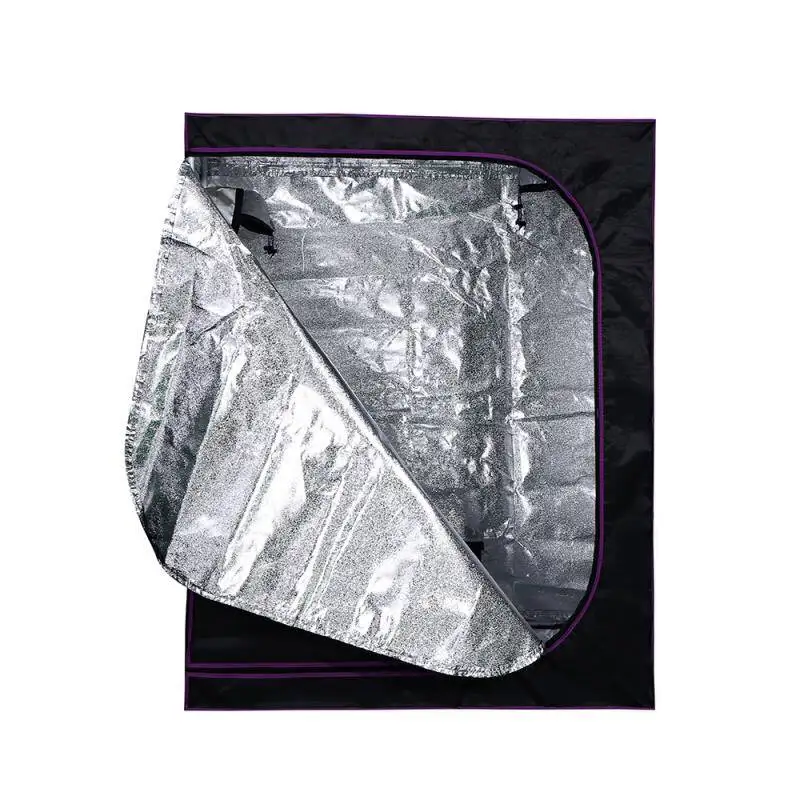 
Greenhouse Manufacturer Highly Reflective Fabric 600D Durable Mylar Plant 150*150*200cm Grow Tent 