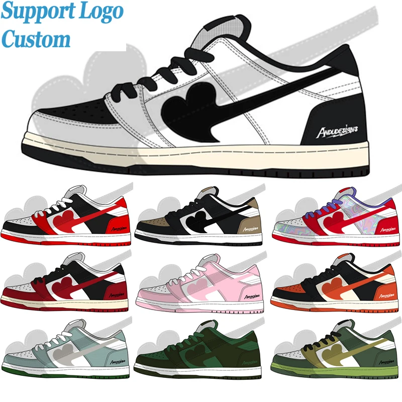 

2021 Verifile Top Supplier Brand Lightweight High Low Cut Unisex Big Size SB OEM Sneaker Custom Logo Dunkes Sport Shoes, Custom colors