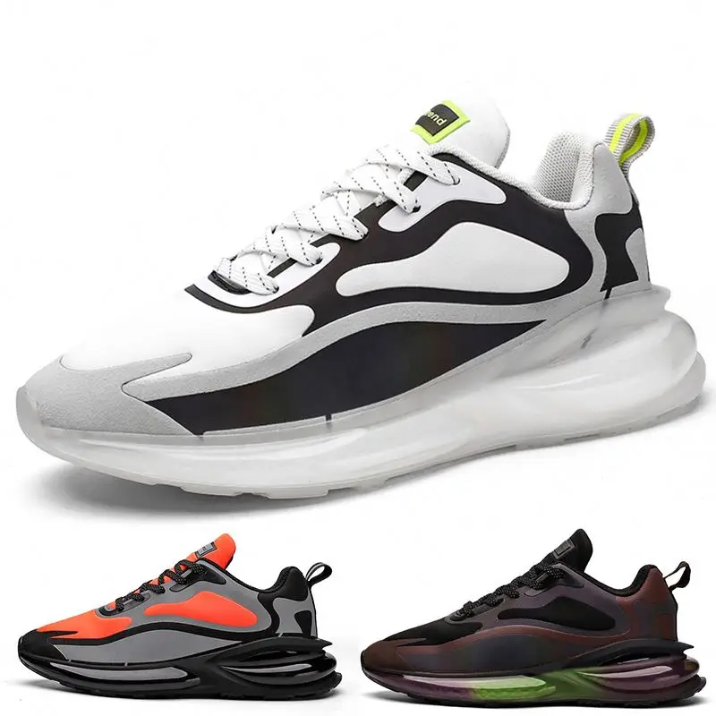 

Fluorescent Shoe Soles Manufacturers Caoutchouc Sneaker Sport Wear Popcorn lightweight Tenis De Disenador Soft Sole Lote Stock