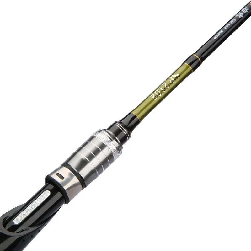 

New product high quality carbon fiber sea rod casting fishing rod, Black