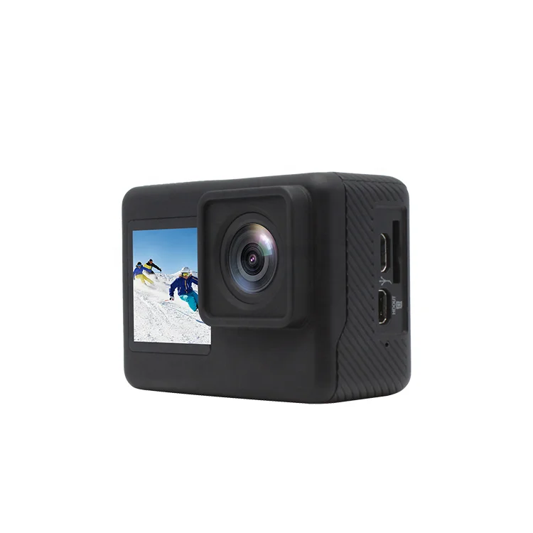 

Factory Directly Sell Dual Color Screen Waterproof Diving Action Camera 4K WIFI LCD Display Action Cam EIS Gyro Camera