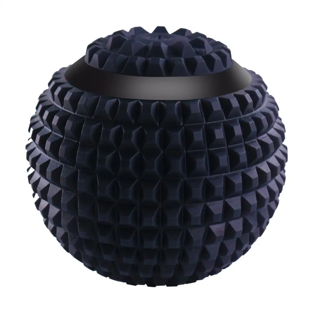 

Deep tissue spiky ball roller and lacrosse physical therapy massage balls, Black