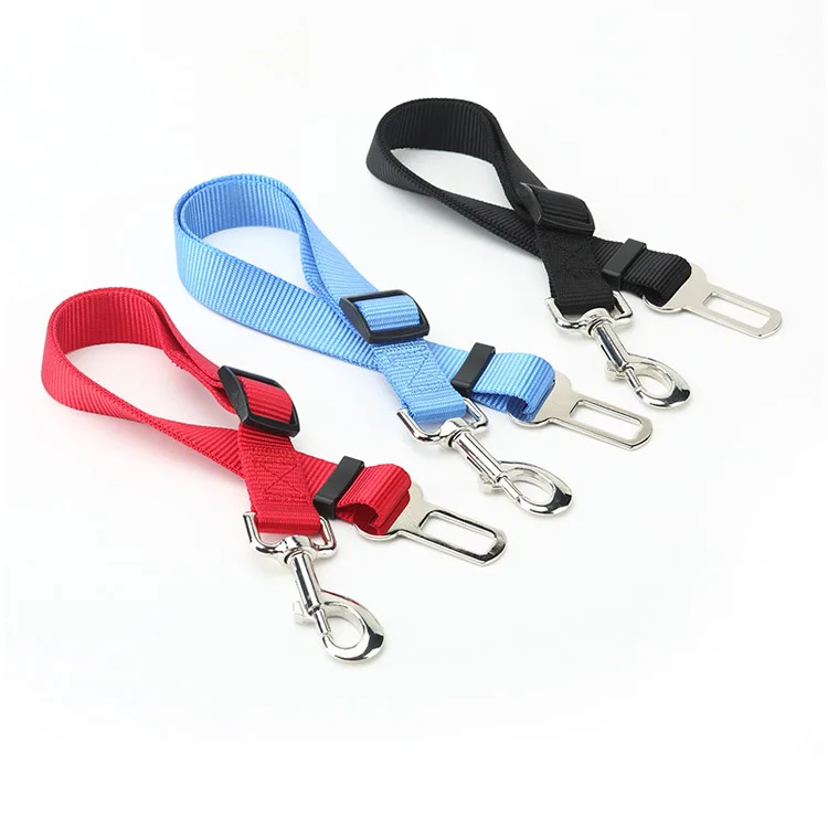 

Pet Collars Adjustable dog car seat belt and safety Leash