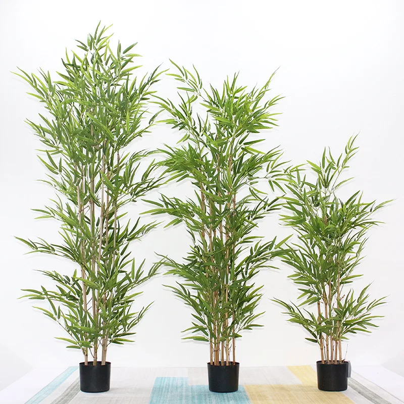 plastic bamboo plant