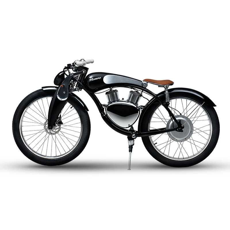 

Simino Ebike 26 " 48V DC Motor Biciclette/Elettriche E/Byke Easy Rider Vintage Retro Battery Bicycle Electric Bike