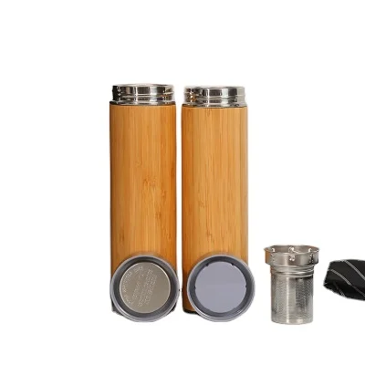 

Mikenda bamboo shell bottle heat preservation and environmental protection water tumble Metal water bottle, Customized color