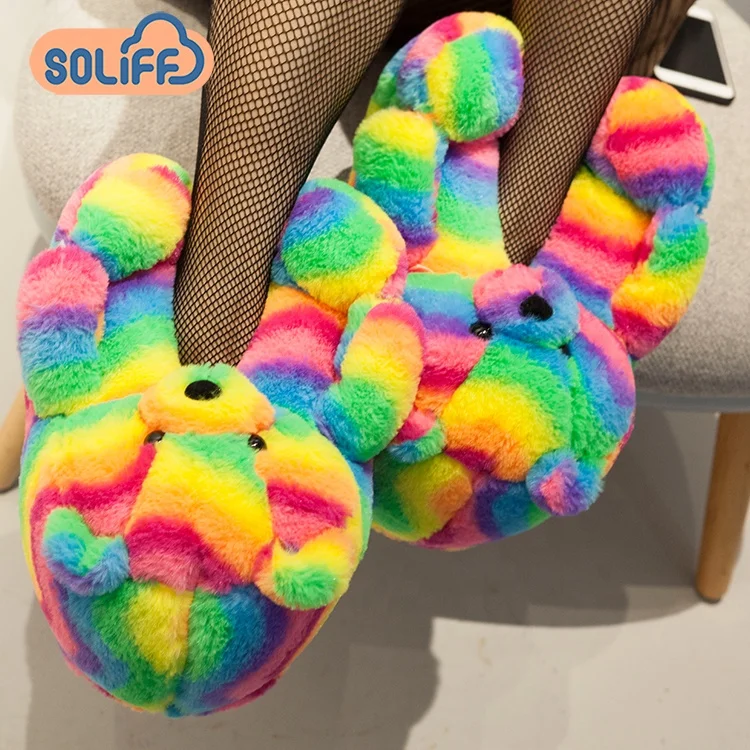 

Teddy Slippers WholeSale Plush Teddy Bear Slippers