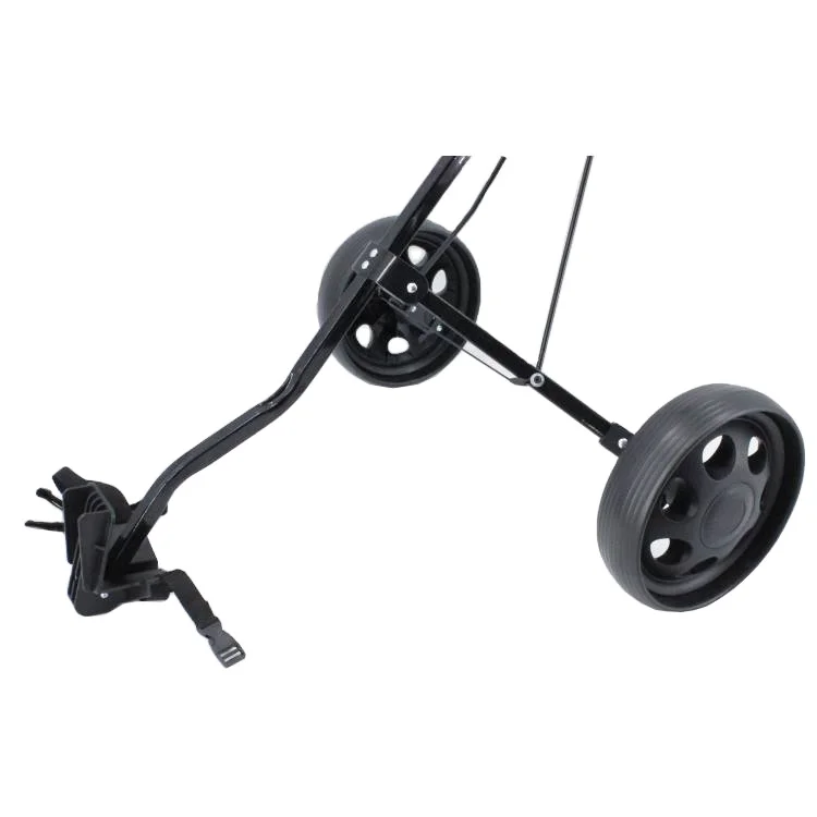 

Factory Supply High Quality New Design Aluminum Alloy Two Wheels Golf Cart, Black