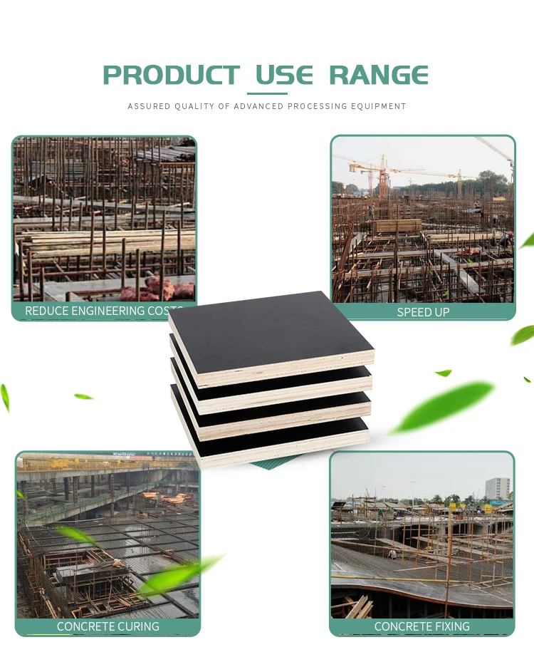 finger joint shuttering film faced black brown red film plywood for construction building materials