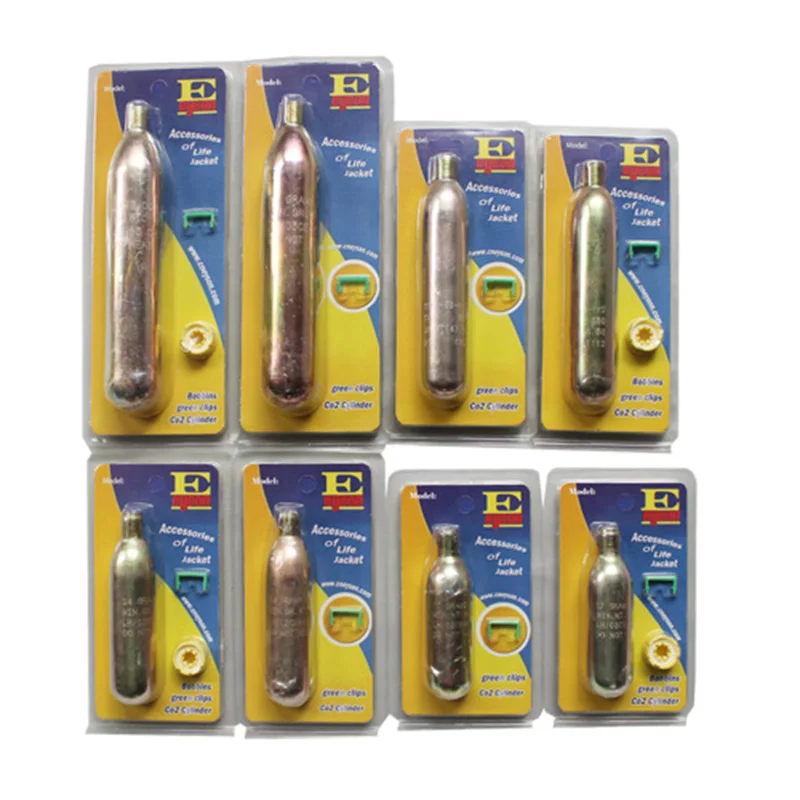 Eyson Wholesale Inflatable Life Jacket Accessories 17g 24g 33g 60g CO2 Cartridge Gas Cylinder.jpg
