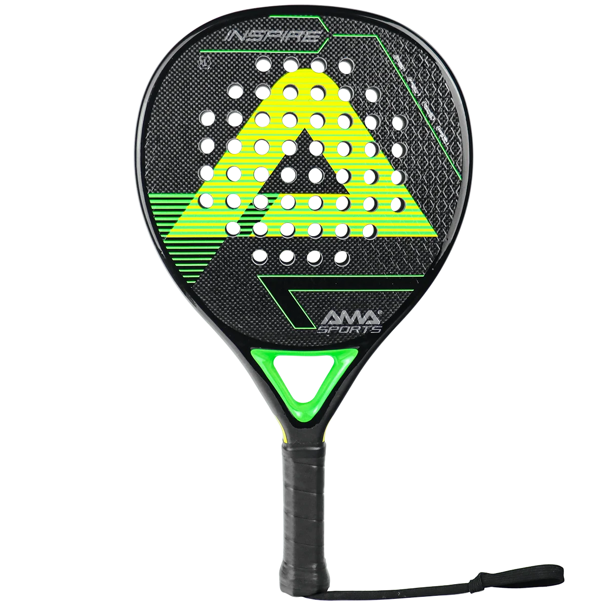 

Manufacturer Top Quality 3K Carbon Fiber Paddle Sports Padel Racket, Green