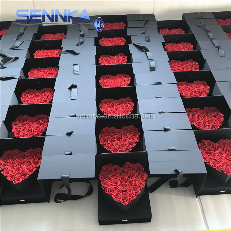 preserved flower in glass