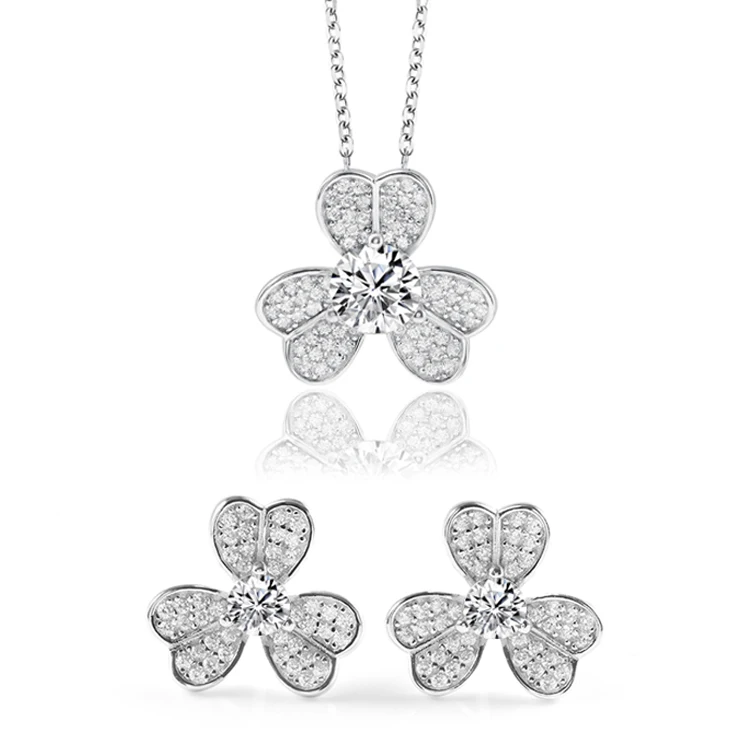 

jewelry necklace 925 silver earring jewelry set for women