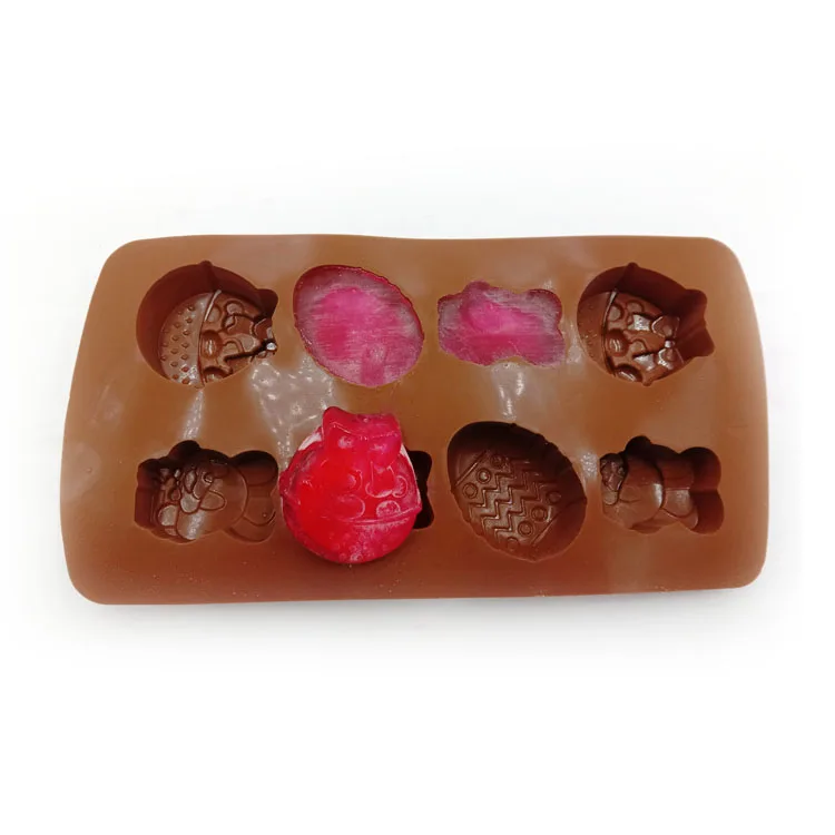 

High Quality Christmas Style Food Grade Handmade 3D Silicone Chocolate Mold