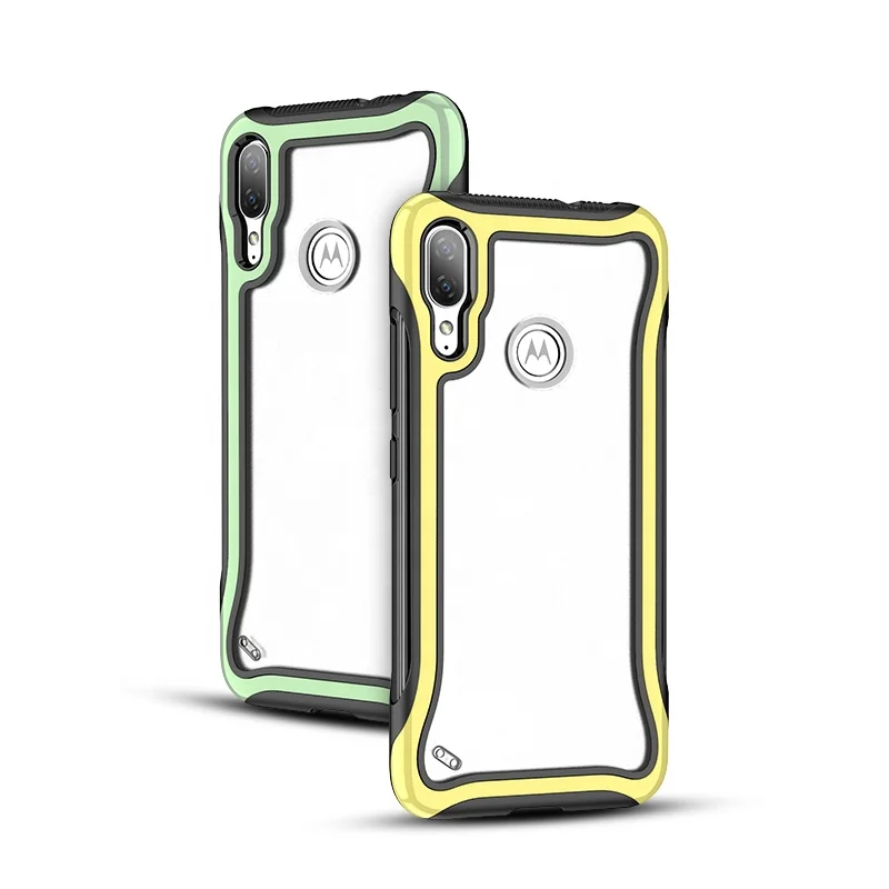 

Fantastic quality wholesale eco friendly clear back cover For Motorola E6 Plus mobile phone case, Multi-color, can be customized